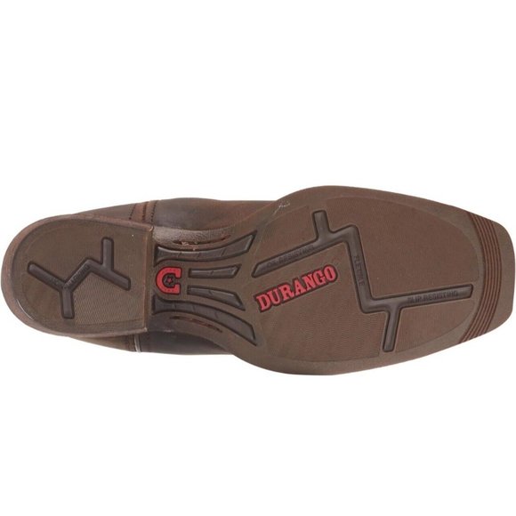 Durango Rebel Frontier Distressed Brown Square Toe Cowboy  Mens Brown Casual Boo main image 8